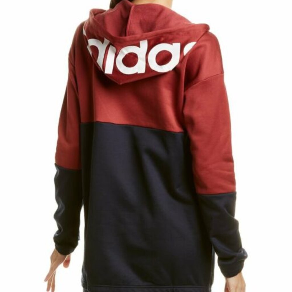 Adidas two tone sweater with hood - Picture 5 of 8